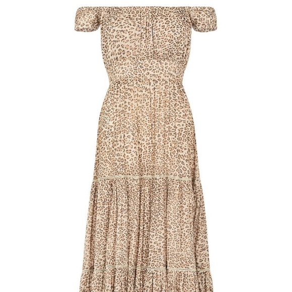 Spell Frankie Shirred Sundress in Cheetah - Picture 9 of 13